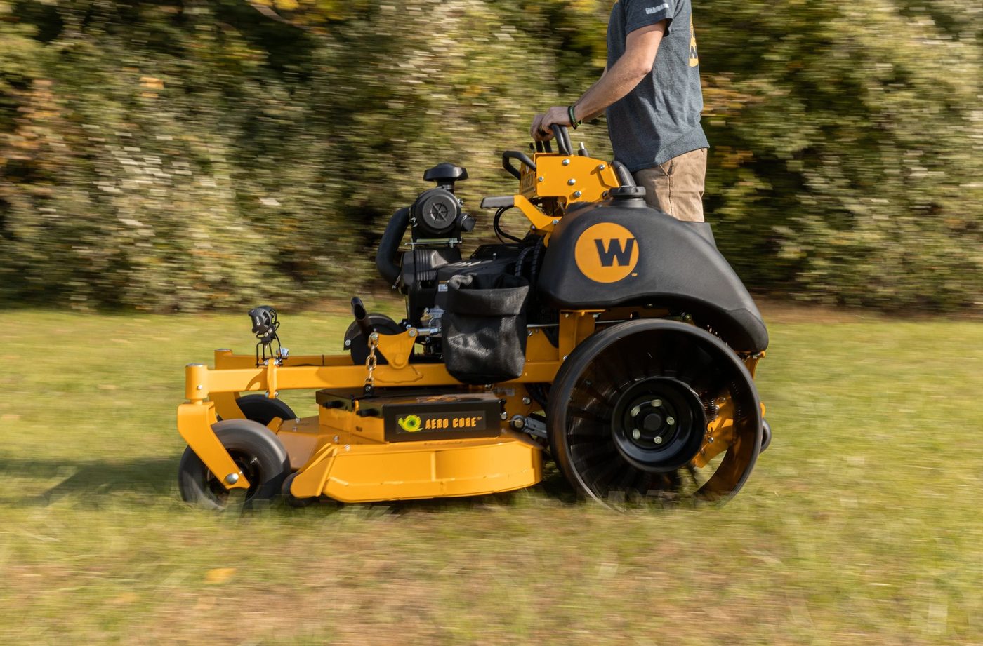 Wright mower detail