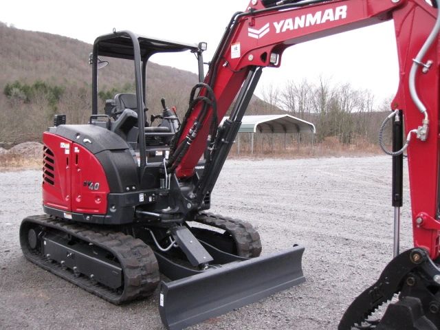 Equipment on the Swantak Inc. lot in Oneonta, NY